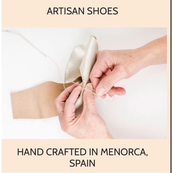 NIB Homers Tan Suede Slip On Open Toe Hand Crafted Buckle Slide Sandals Size 36 - Picture 9 of 9